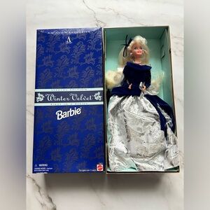 Avon Exclusive Winter Velvet Barbie Doll #15571